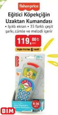 FİSHER-PRİCE EĞİTİCİ KÖPEKÇİĞİN UZAKTAN KUMANDASI